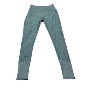 ALO YOGA High Waist Alosoft Lounge Leggings Blue Heather Teal Size Large